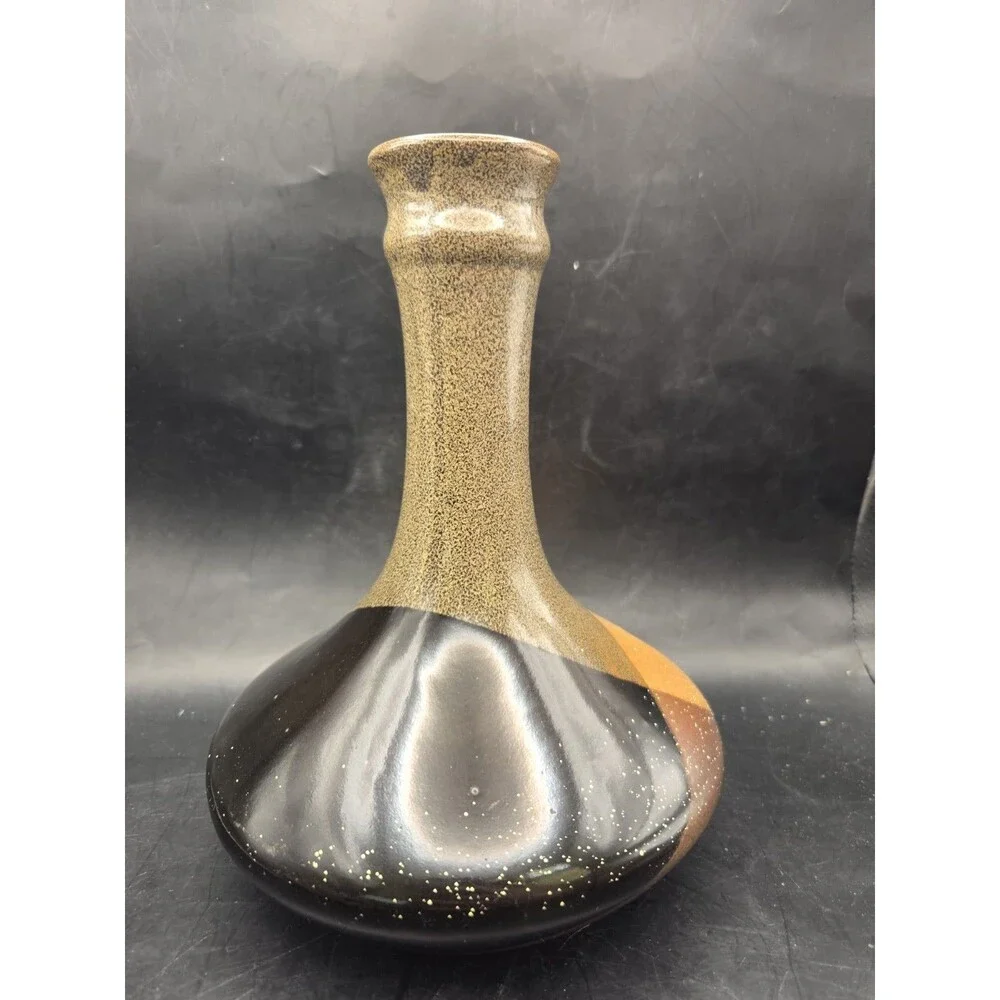 Robert Maxwell Pottery Craft USA MCM Midcentury Modern Decanter Vase No Cork